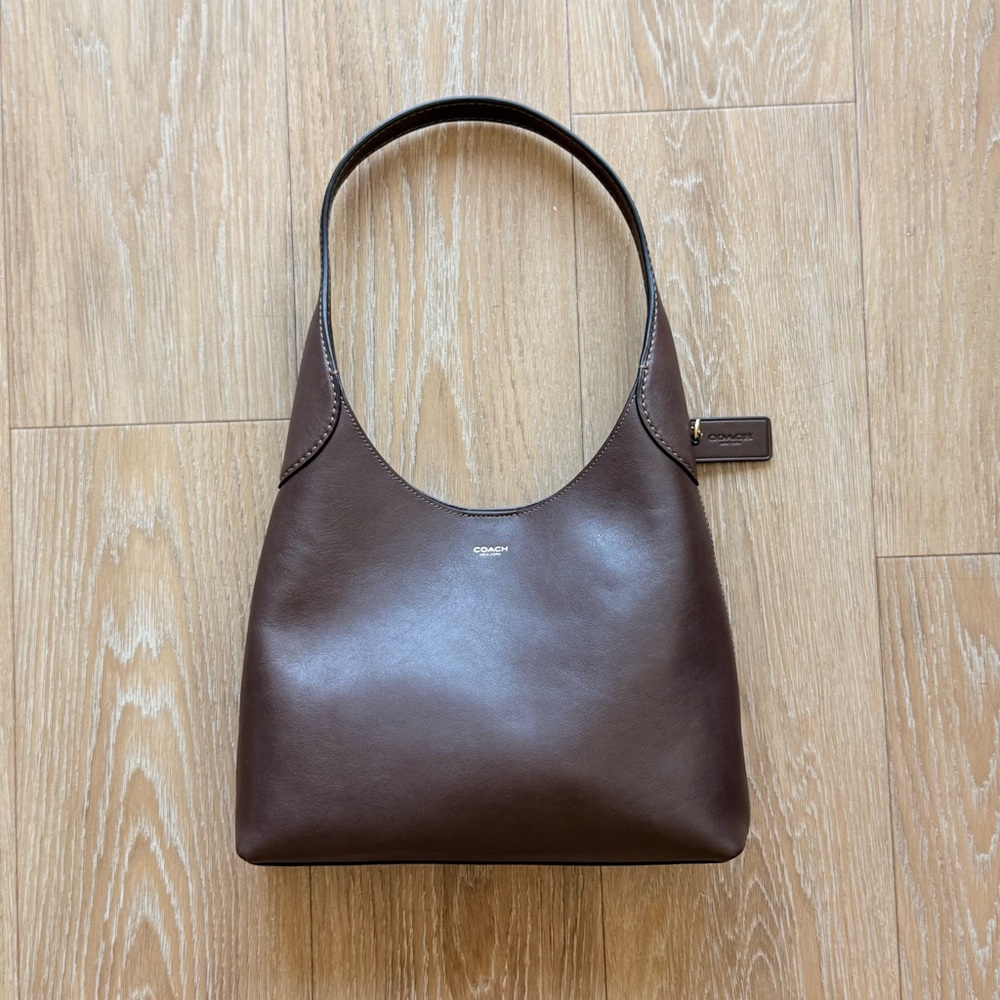 Coach Brooklyn Shoulder Bag 28 in Brass/Maple
